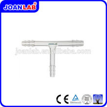 JOAN LAB Glassware Connection Tubes T Shaped With Serrated Ends Supplier